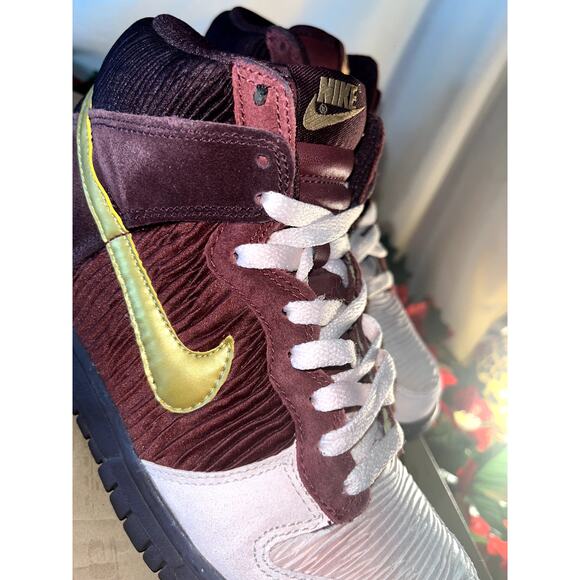 Dunk High GS 'Deep Burgundy' 5Y/6.5 Women's - Picture 3 of 9